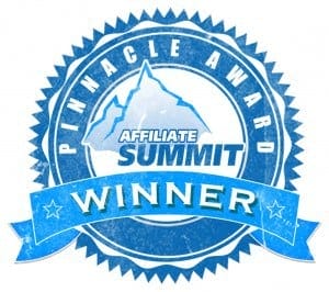 Affiliate Summit Pinnacle Award Winner