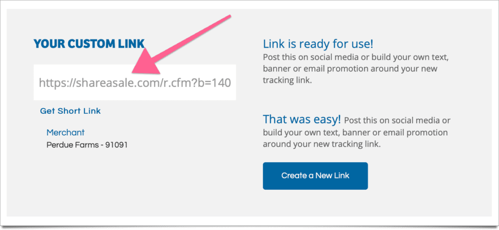 ShareASale Custom Linking Step 6